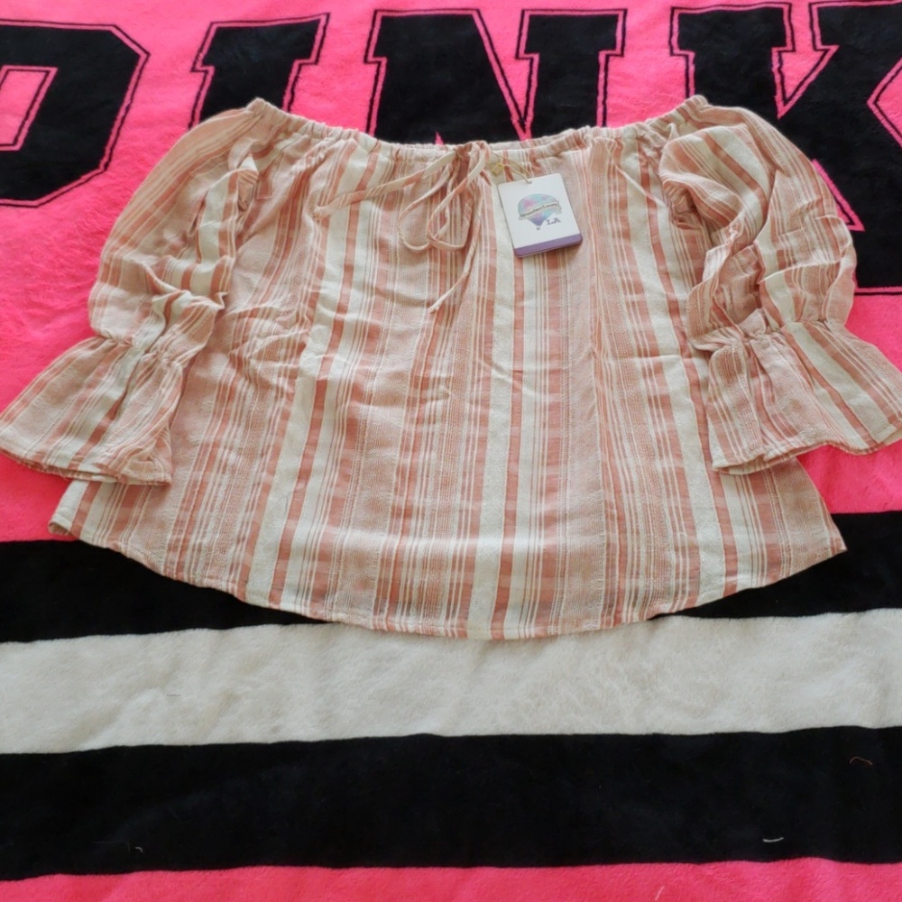 🩷 Gorgeous Boho Off The Shouler Top - Picture 3 of 8